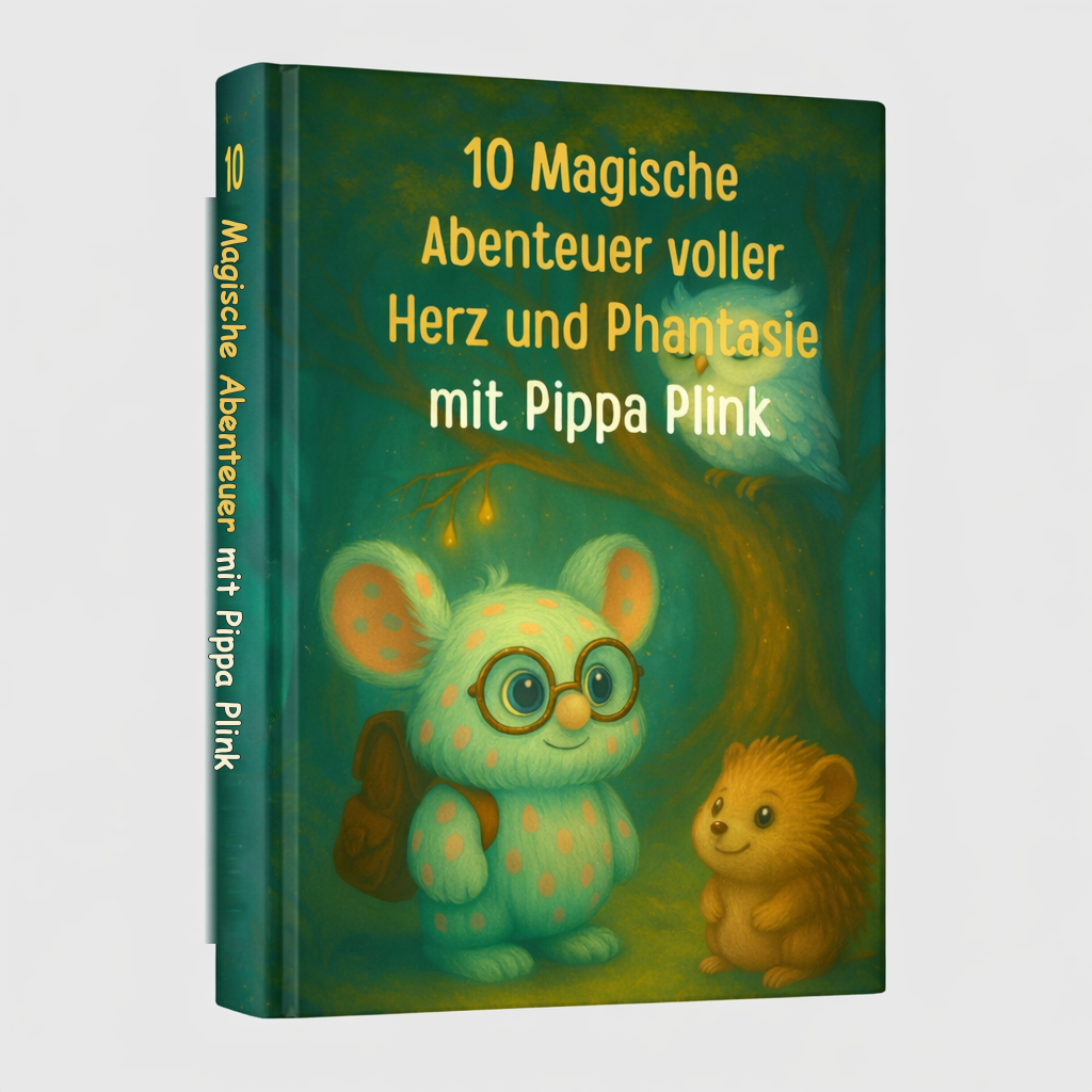 Kinderbuch 10 magische Abenteuer mit Pippa Plink Buchcover von Tinasbuchwelten